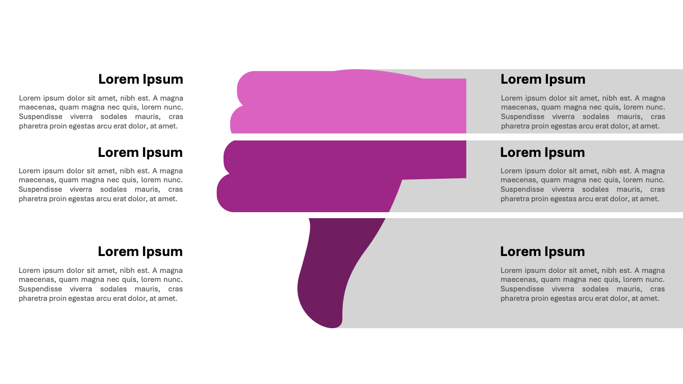 Positive and Negative Information Infographic Presentation Deck