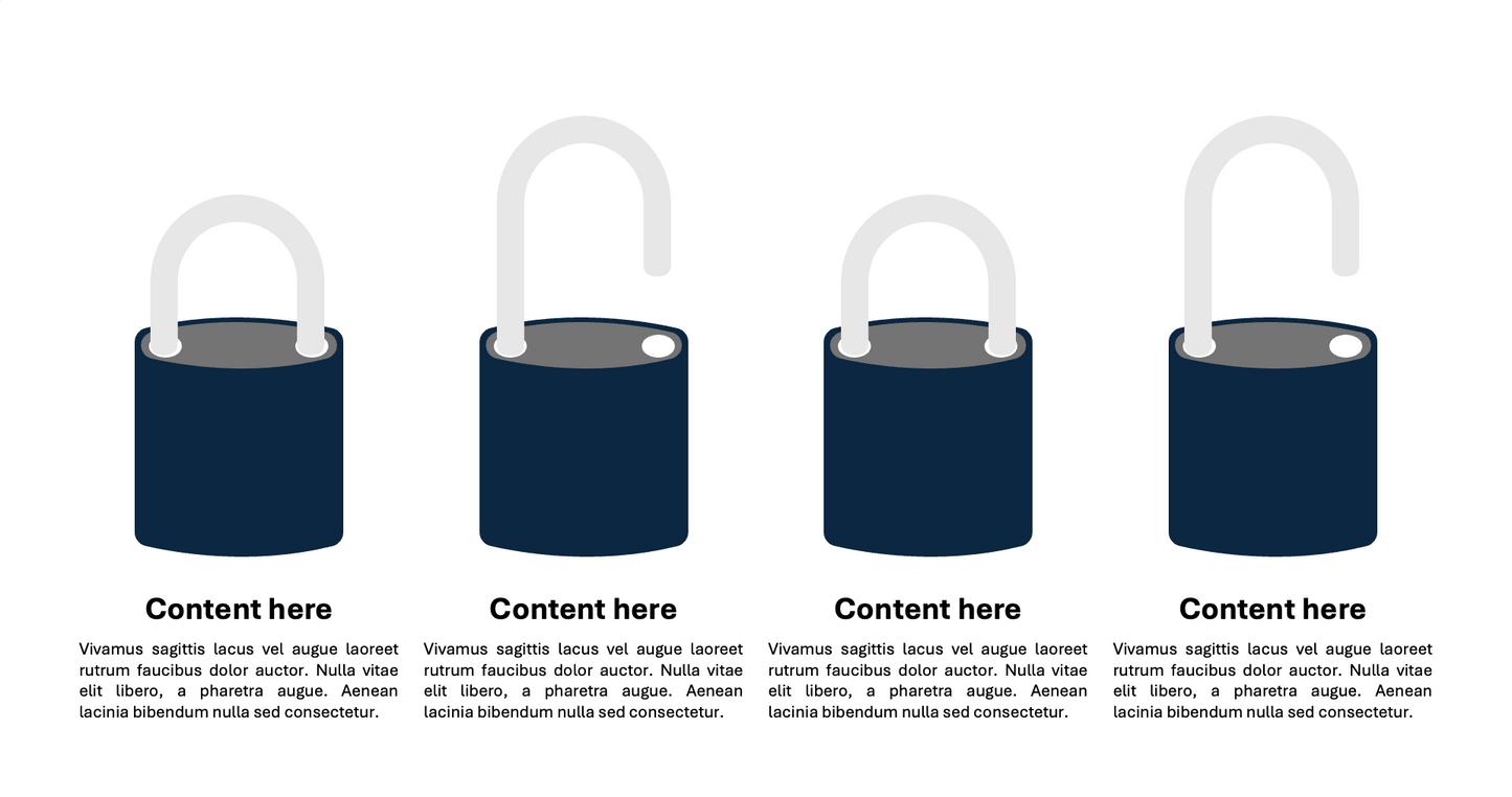 Unlocking a Padlock for Problem-Solving Slide