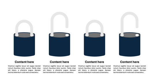 Unlocking a Padlock for Problem-Solving Slide