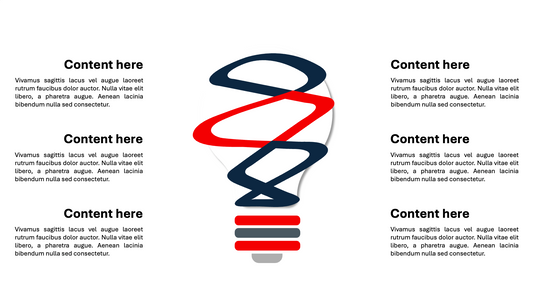 Spiraled Light Bulb for Dynamic Ideas Slide