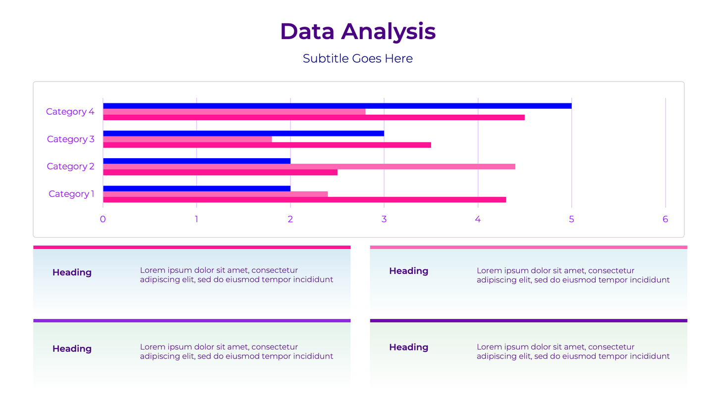 Data Analysis Master Deck - 25 Professional Slide Templates