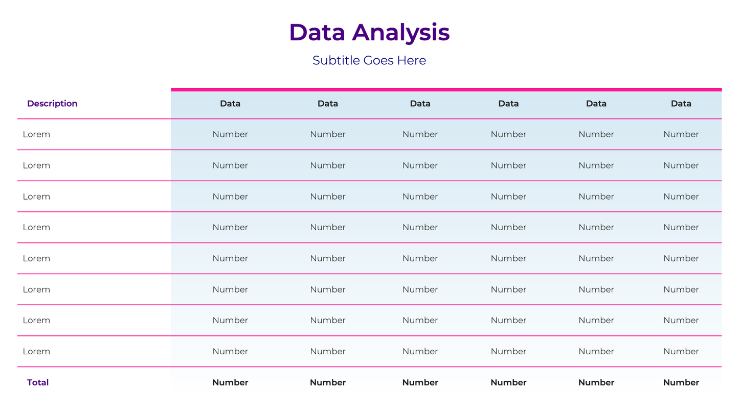 Data Analysis Master Deck - 25 Professional Slide Templates